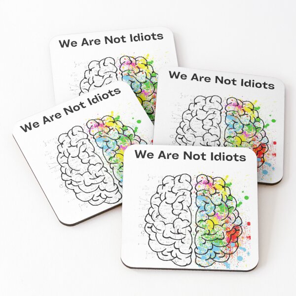 Item preview, we are not idiots designed and sold by DijaOutlet.
