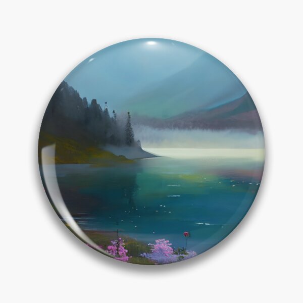 Item preview, Serene Lake Between Mountains designed and sold by john-ess.