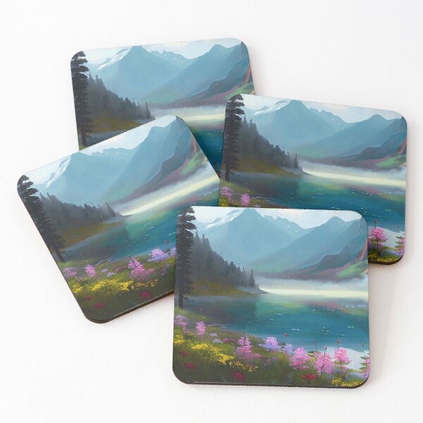 Item preview, Serene Lake Between Mountains designed and sold by john-ess.