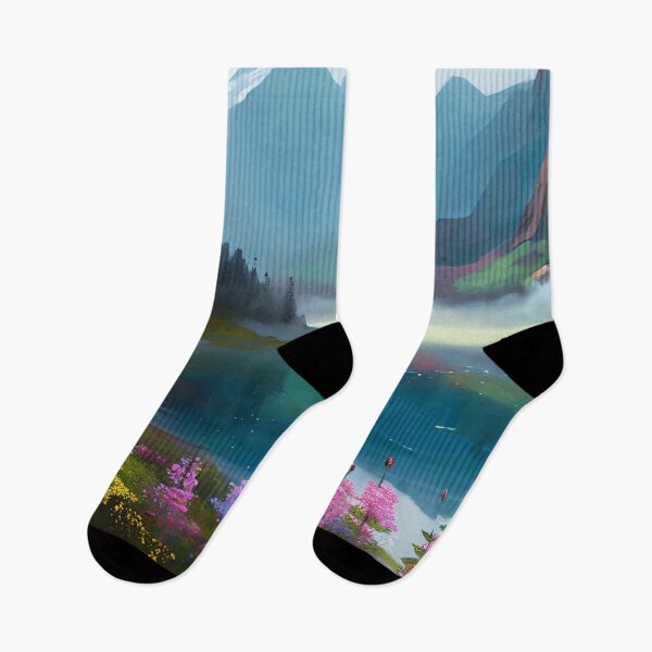 Item preview, Serene Lake Between Mountains designed and sold by john-ess.