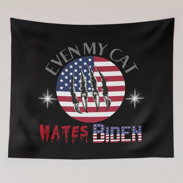 Item preview, even my cat hates biden designed and sold by pat227jc.