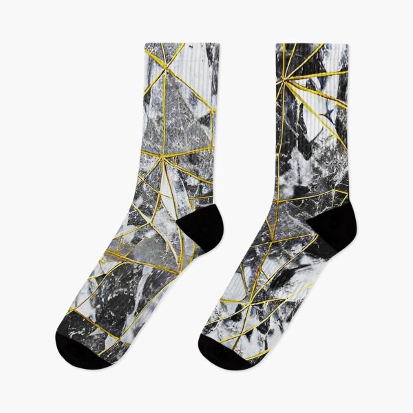 Item preview, Black Marble Texture with Golden Geometric Pattern designed and sold by Ascooepics.