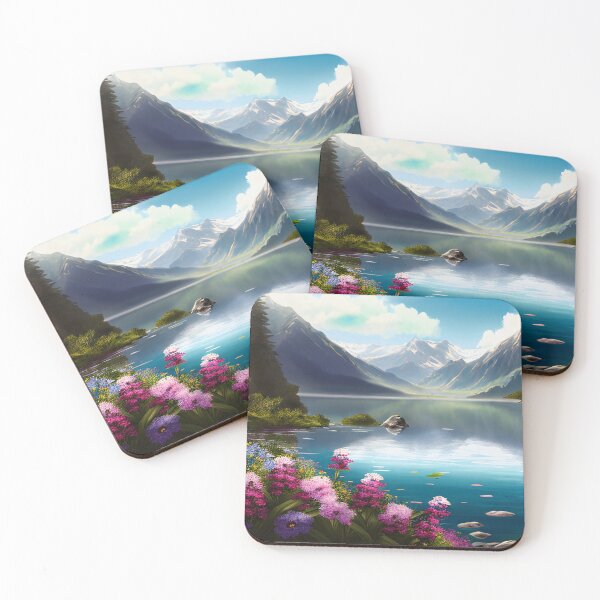 Item preview, Serene River Between Mountains designed and sold by john-ess.
