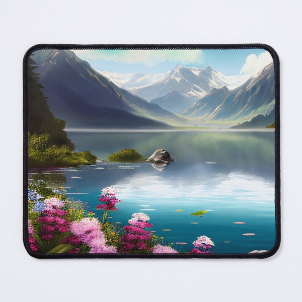 Item preview, Serene River Between Mountains designed and sold by john-ess.
