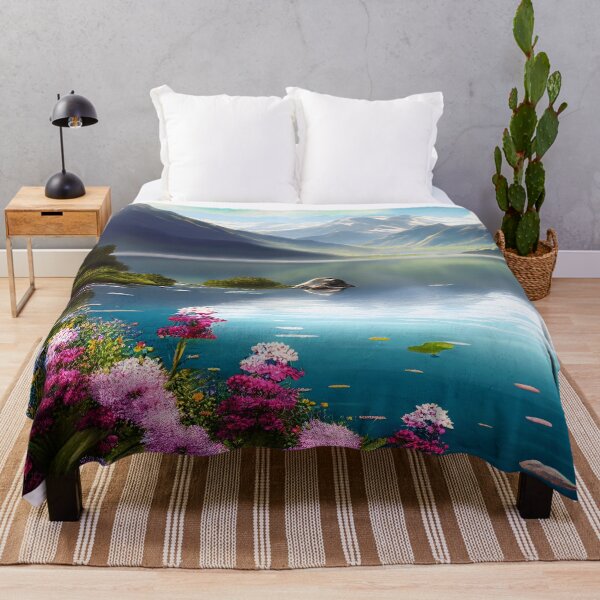 Item preview, Serene River Between Mountains designed and sold by john-ess.