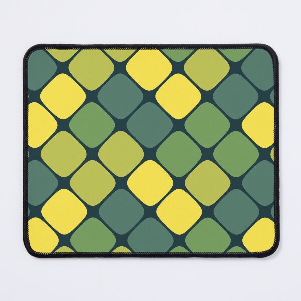 Item preview, Diagonal Squircle Pattern (Green Yellow) designed and sold by John Uttley.