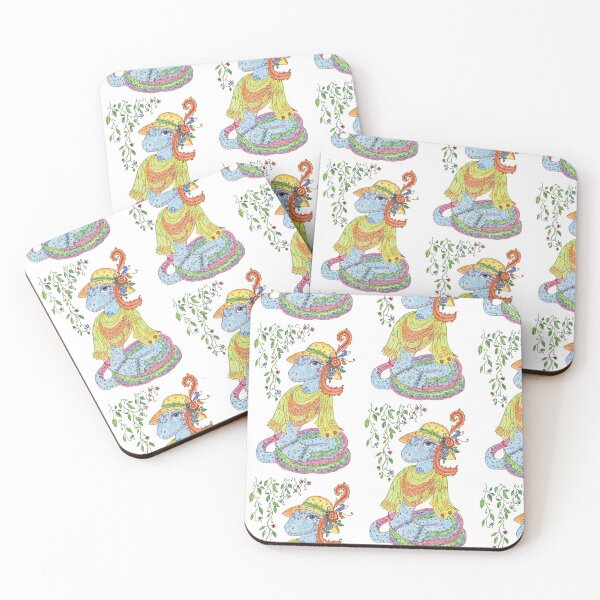 Item preview, Fashionista Snake - hand-drawn with oil-based pencils designed and sold by tatianagaripova.