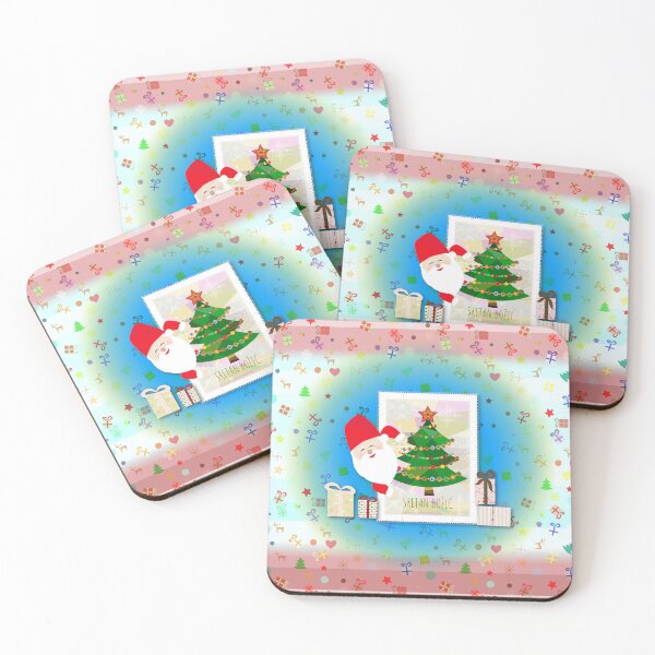 Item preview, Cute Santa Clause holding "Sretan Božić" card designed and sold by MC Art Studio.