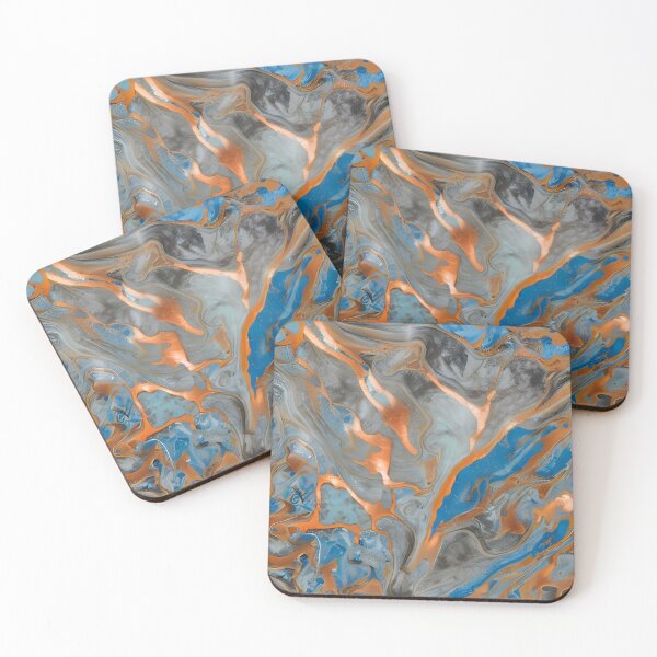 Item preview, green marble, copper marble, white marble, grey marble(marble art 9) designed and sold by vbstrvctivsm.