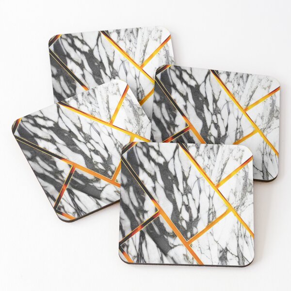 Item preview, Marble gold tile texture designed and sold by Ascooepics.