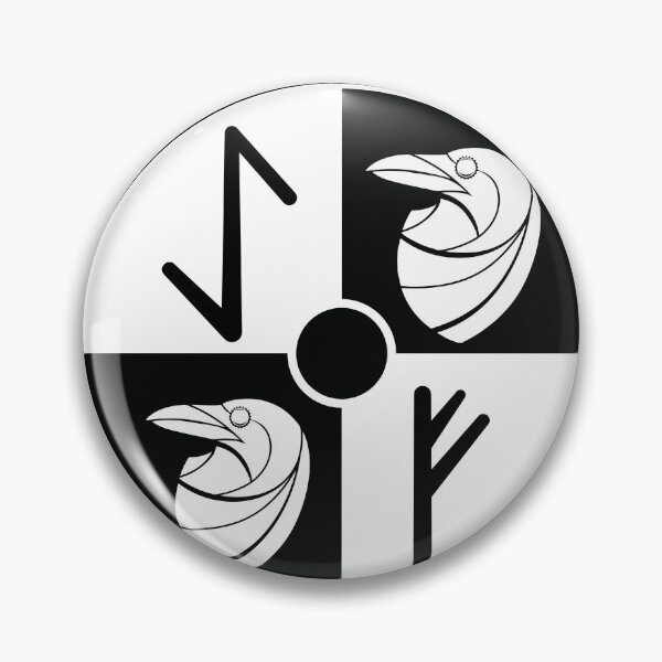 Item preview, Huginn and Muninn Shield designed and sold by GrafDot.