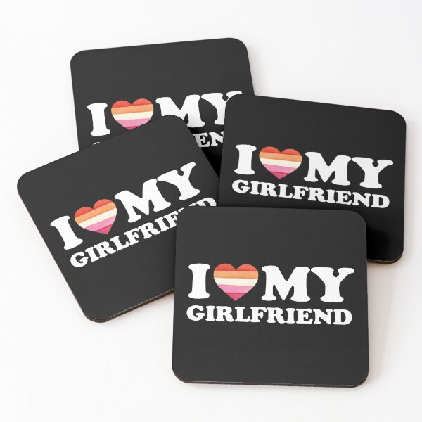 Item preview, I Love My Lesbian Girlfriend LGBTQ Couples designed and sold by Queer Pride Shop.
