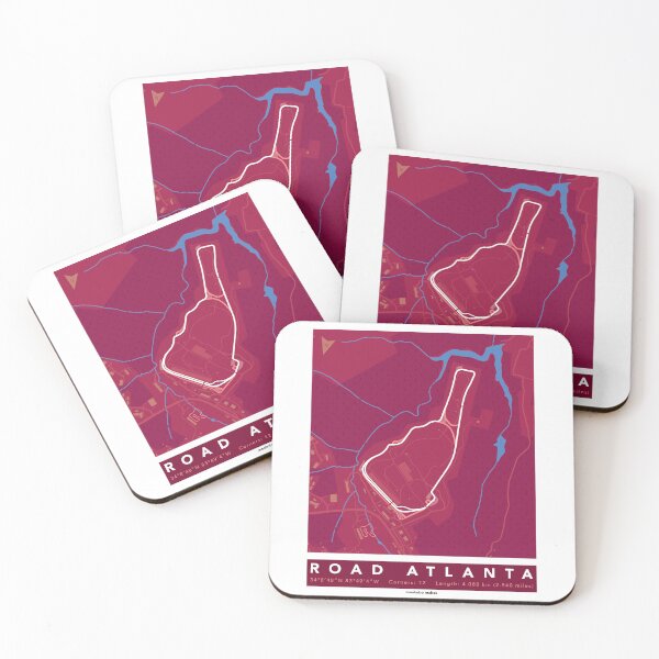 Item preview, Road Atlanta | Track Map for Poster Wall Art | Indy Car, IMSA 1 Poster designed and sold by MoshoboMakes.