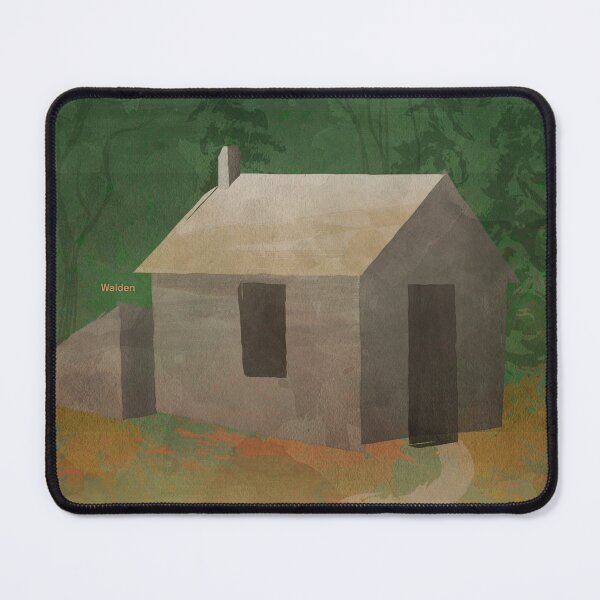 Item preview, Walden - Henry David Thoreau Literary Art for Book Lovers, Readers and Writers designed and sold by RedHillPrints.