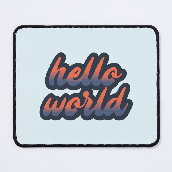 Item preview, Hello World- A Programming Classic designed and sold by kaeliedoscopes.