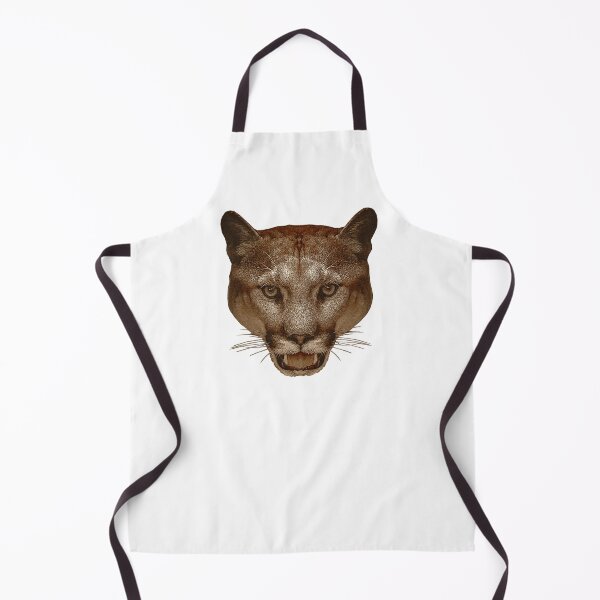 Item preview, Mountain lion face canvas optics, cool big cat photos, beautiful animal motifs designed and sold by Kirei-Lily.