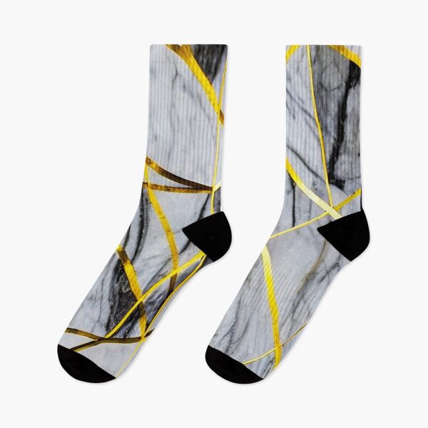 Item preview, Marble Texture with Golden Geometric Pattern designed and sold by Ascooepics.