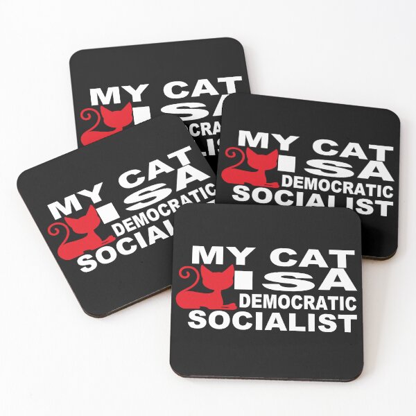 Item preview, My Cat Is A Democratic Socialist designed and sold by GridText.