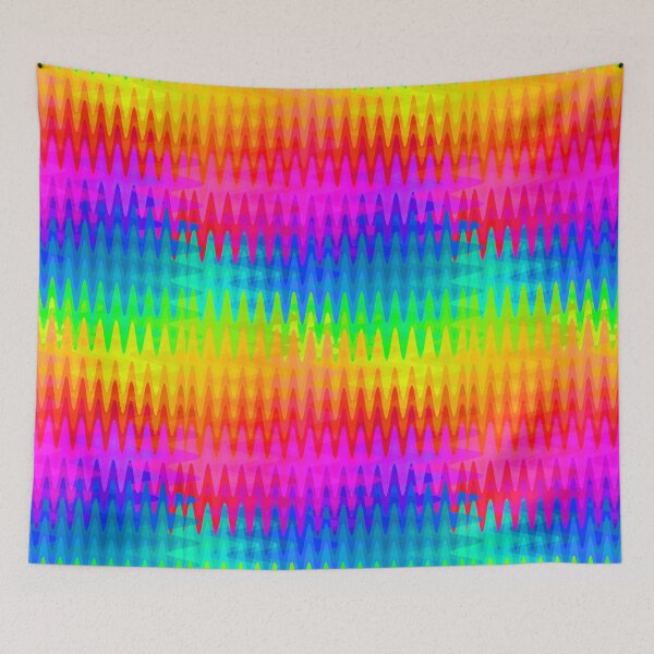 Item preview, Rainbow Color Waves Pattern designed and sold by ArtVixen.