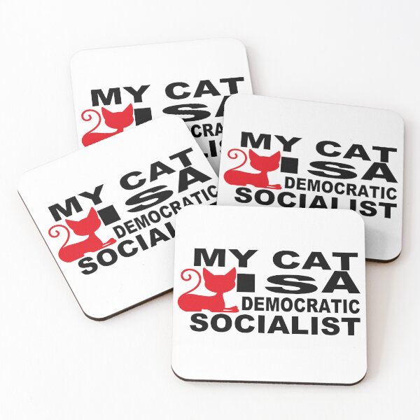 Item preview, My Cat Is A Democratic Socialist designed and sold by GridText.