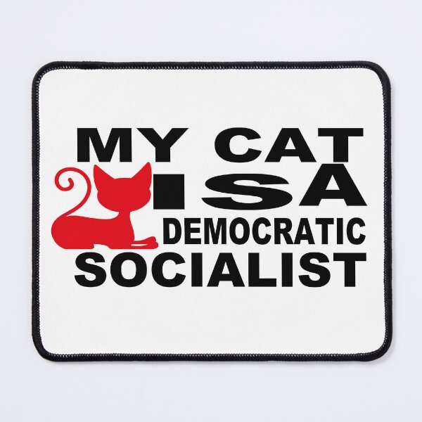 Item preview, My Cat Is A Democratic Socialist designed and sold by GridText.