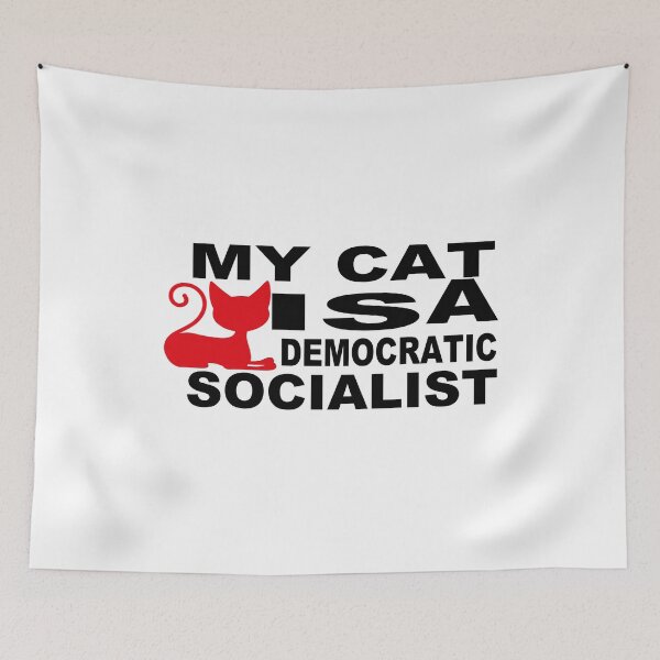 Item preview, My Cat Is A Democratic Socialist designed and sold by GridText.