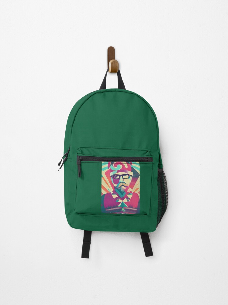 Thumbnail 1 of 3, Backpack, Abstract Santa designed and sold by abidance.