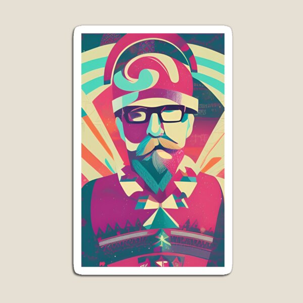 Item preview, Papá Noel abstracto designed and sold by abidance.