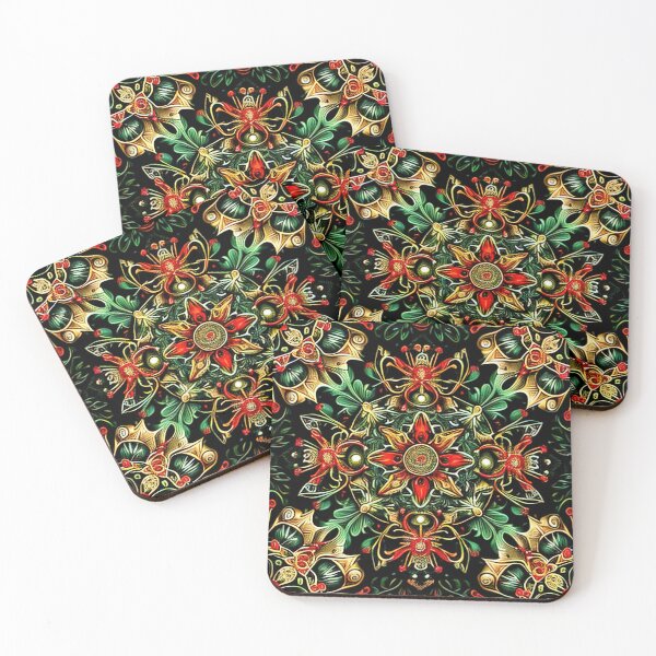 Item preview, Seamless christmas ball pattern shirt design designed and sold by XmasPatterns.