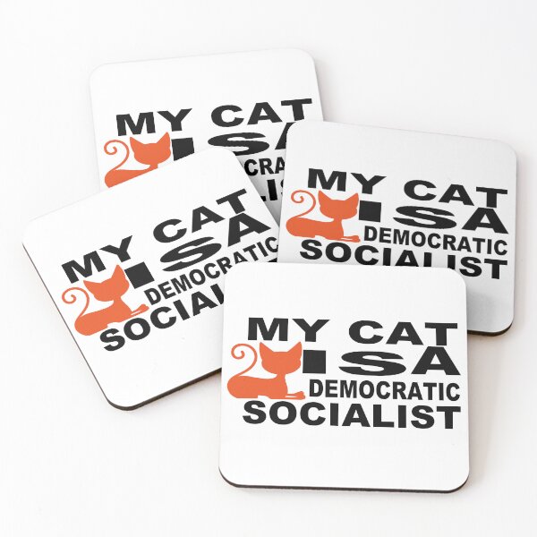 Item preview, My Cat Is A Democratic Socialist designed and sold by GridText.