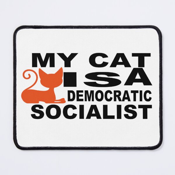 Item preview, My Cat Is A Democratic Socialist designed and sold by GridText.