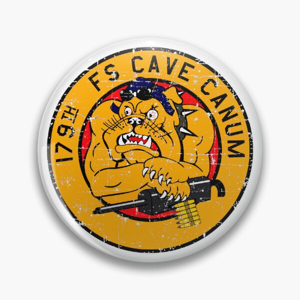 Item preview, USAF - 179th Fighter Squadron - Cave Canum - Grunge Style designed and sold by pzd501.
