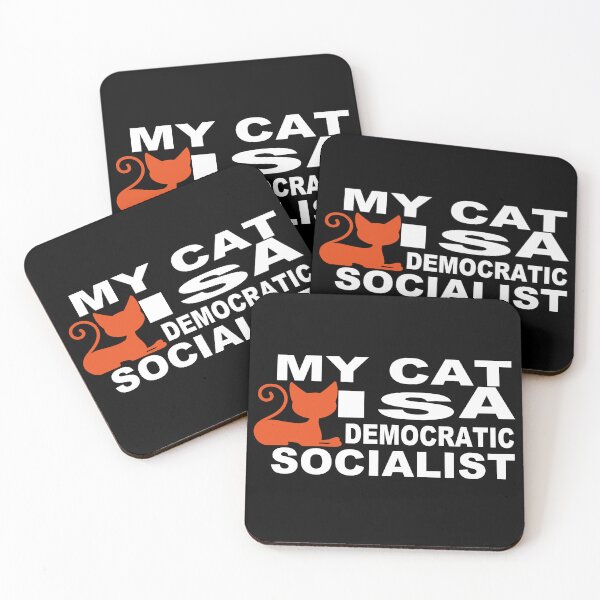 Item preview, My Cat Is A Democratic Socialist designed and sold by GridText.