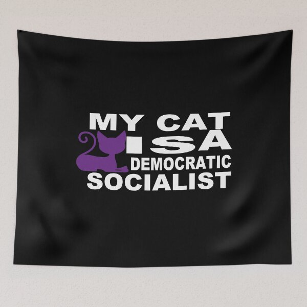 Item preview, My Cat Is A Democratic Socialist designed and sold by GridText.