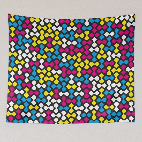 Item preview, Metasquircle Pattern (CMYK Colour) designed and sold by John Uttley.