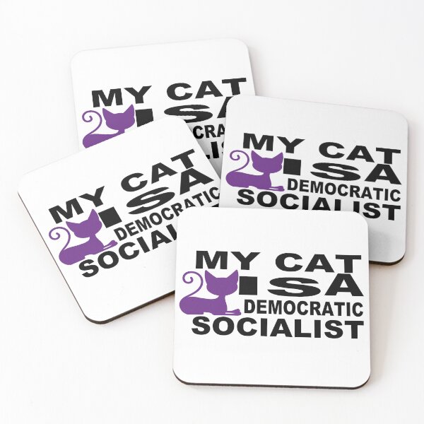 Item preview, My Cat Is A Democratic Socialist designed and sold by GridText.