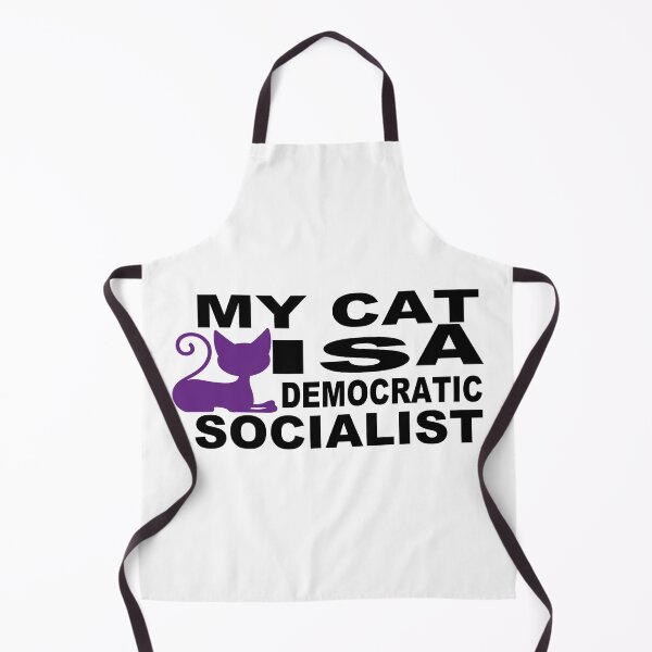 Aperçu de l'œuvre  Mon chat est un socialiste démocrate créée et vendue par GridText.
