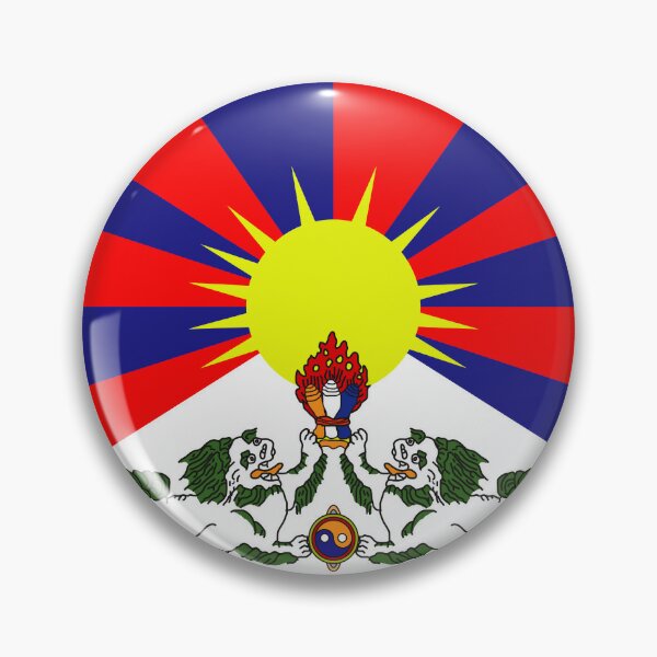Pin's drapeau Tibet