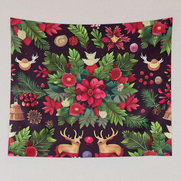 Item preview, Colorful christmas pattern for t-shirts designed and sold by XmasPatterns.