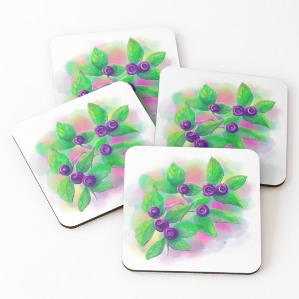 Item preview, Colorful Huckleberries designed and sold by MountainLyonArt.