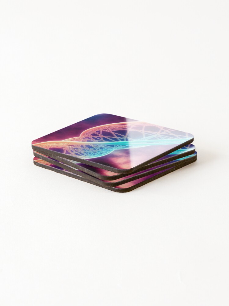 Thumbnail 4 of 5, Coasters (Set of 4), Programming, Four: designed and sold by bedim.