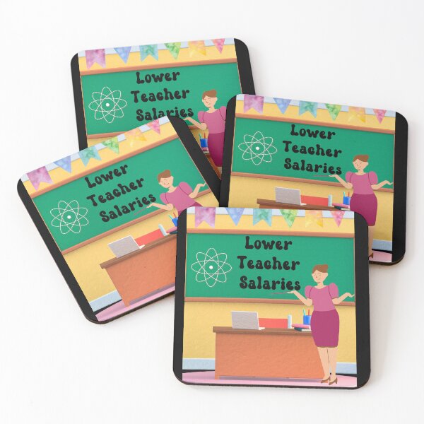 Item preview, Lower Teacher Salaries Sticker designed and sold by Sandragor1.