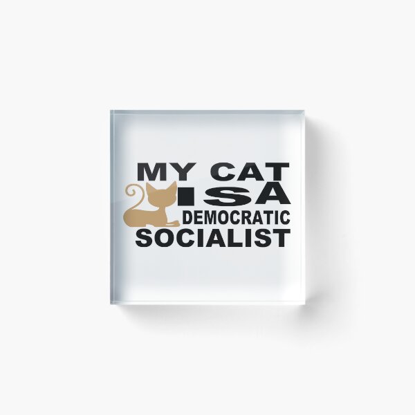 Item preview, My Cat Is A Democratic Socialist designed and sold by GridText.