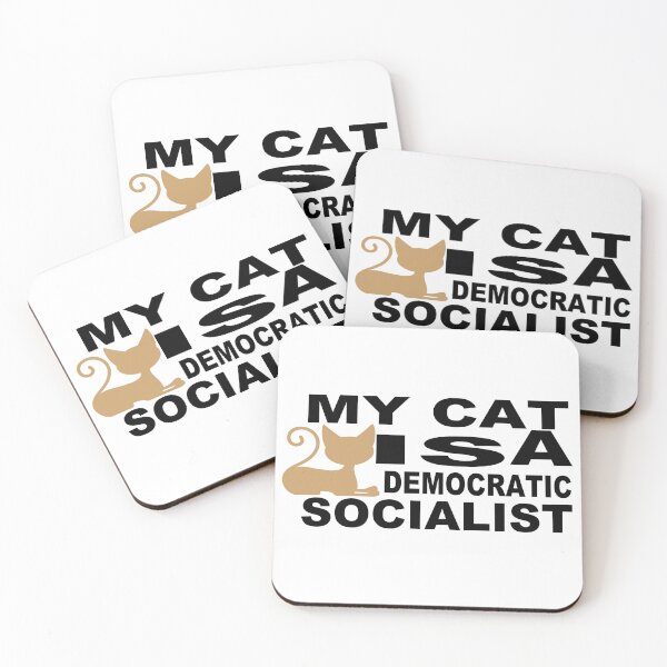 Item preview, My Cat Is A Democratic Socialist designed and sold by GridText.