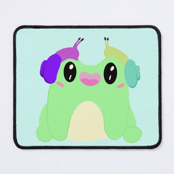 Item preview, Frog with headphones designed and sold by Rachel Tomko.