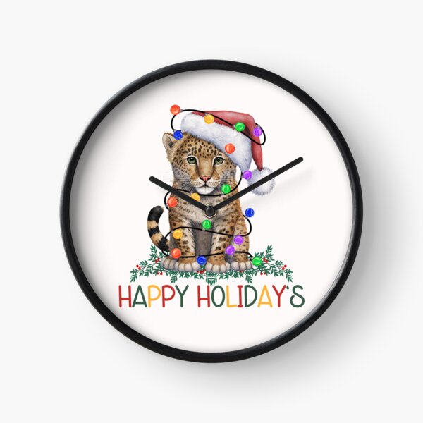 Item preview, Christmas Leopard Cub designed and sold by HappyLifeCreate.