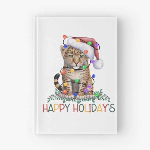 Item preview, Christmas Leopard Cub designed and sold by HappyLifeCreate.