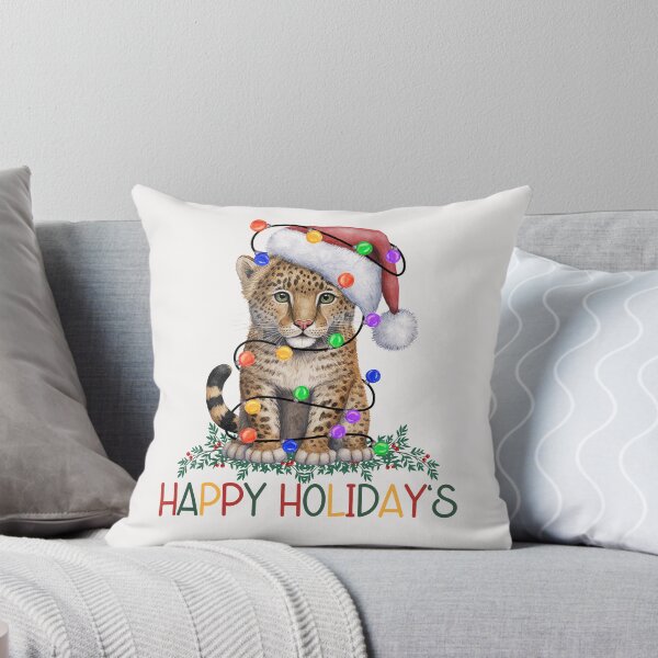 Item preview, Christmas Leopard Cub designed and sold by HappyLifeCreate.