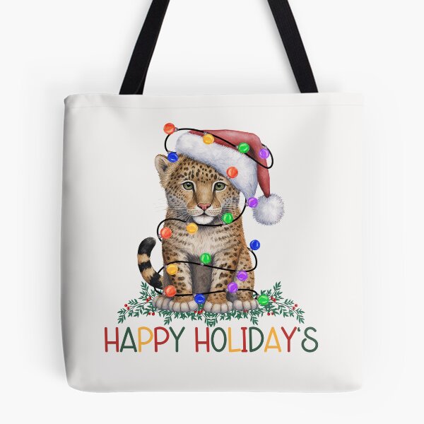 Item preview, Christmas Leopard Cub designed and sold by HappyLifeCreate.