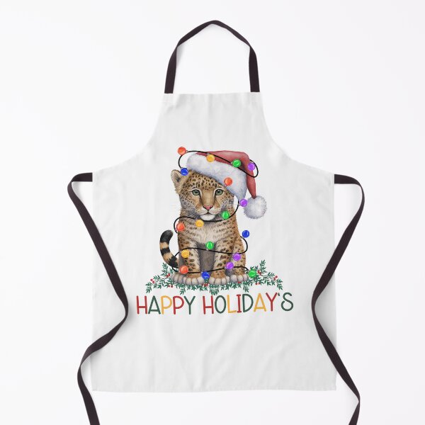 Item preview, Christmas Leopard Cub designed and sold by HappyLifeCreate.